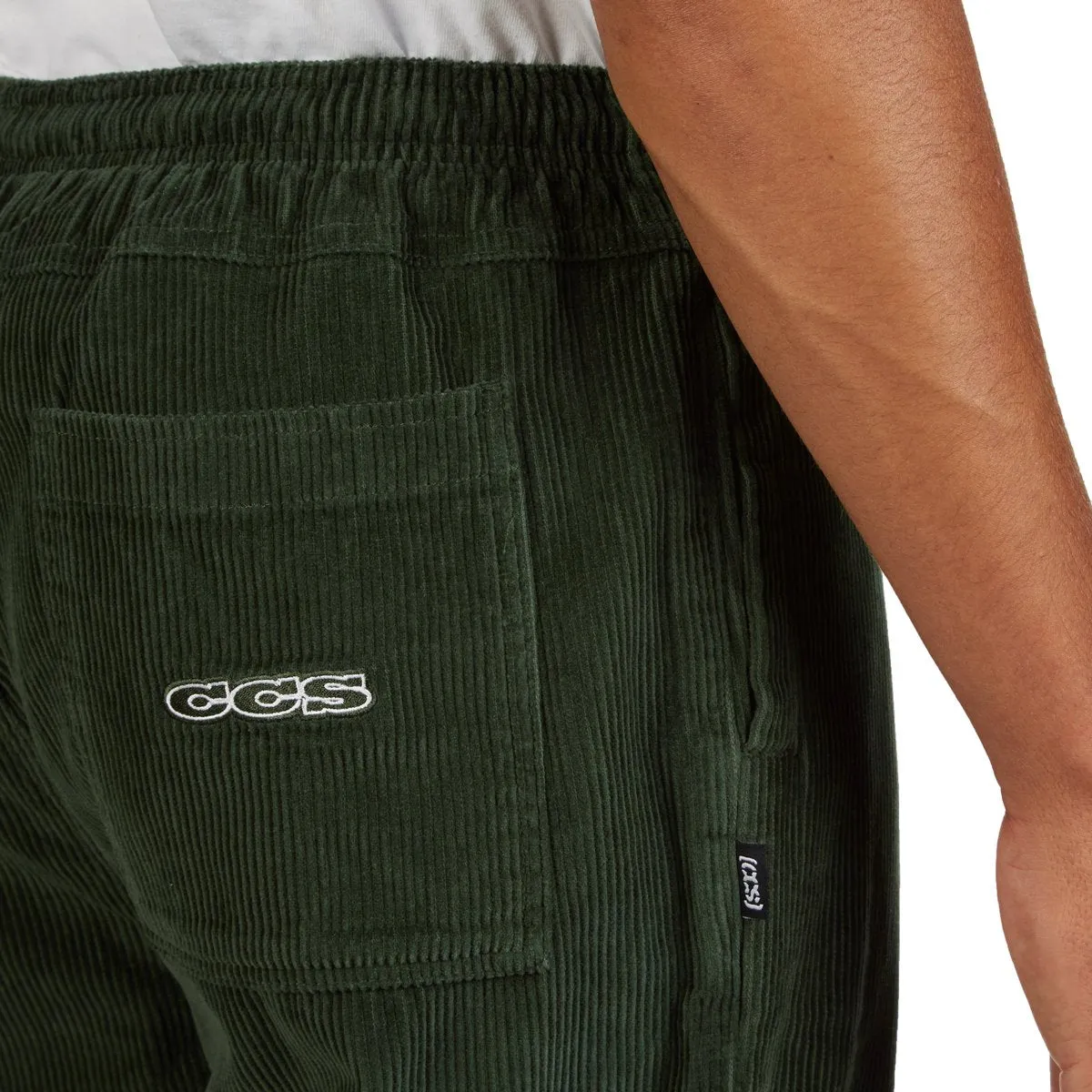 All Day Comfort Fit Casual Performance Fit CCS Easy Corduroy Pants - Green