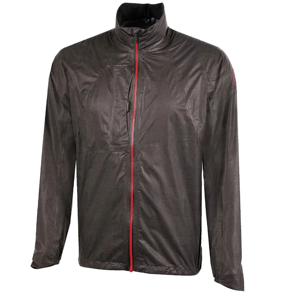 Compact Fit Look Galvin Green Gore-Tex Ashton ShakeDry Waterproof Jacket - Ash Grey/Red
