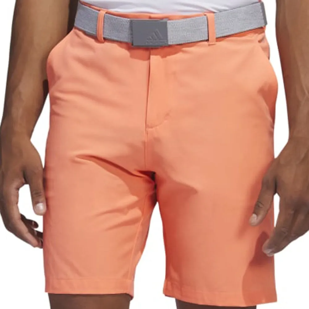 fade resistant color Stretch Fit Design adidas Ultimate 365 8.5 Inch Shorts - Coral Fusion