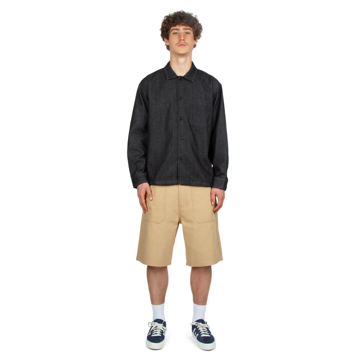 CCS Surplus Herringbone Shorts - Khaki fashion industry dungarees