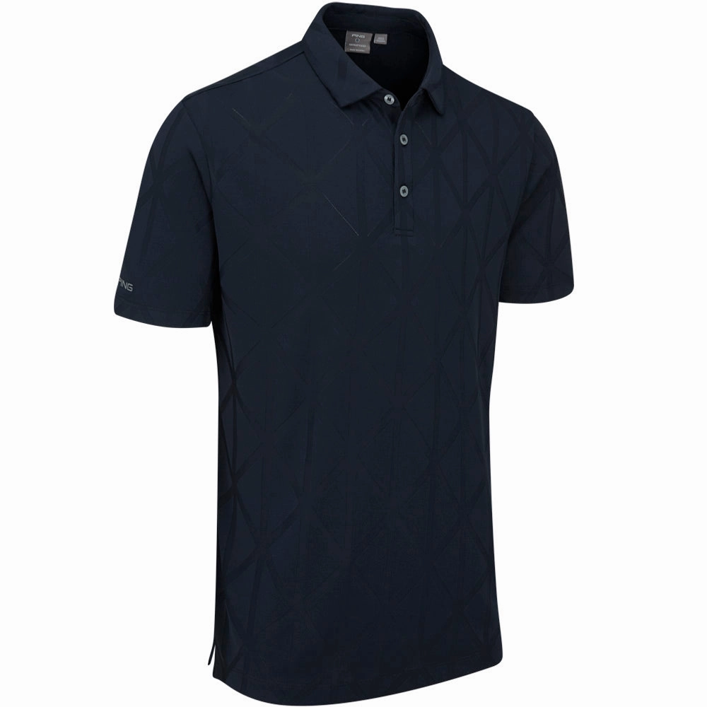 family gathering Cashmere combination Ping Lenny Polo Shirt - Navy