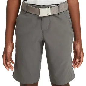 warm weather stripe design Nike Older Kids' (Boys') Golf Shorts - Dark Grey/Black