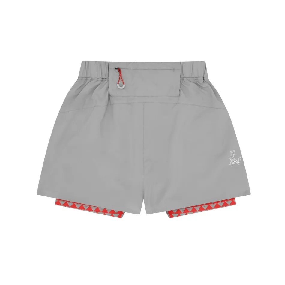 Sealskinz Women's Belton Quick Dry Running Shorts with Under Short in Orange SS25 Universal Attachment Points