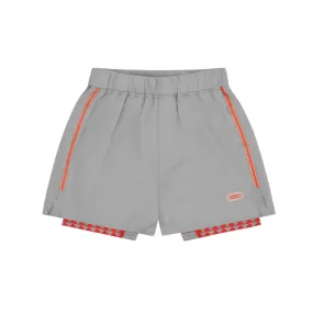 Sealskinz Women's Belton Quick Dry Running Shorts with Under Short in Orange SS25 Anti Snag Fabric