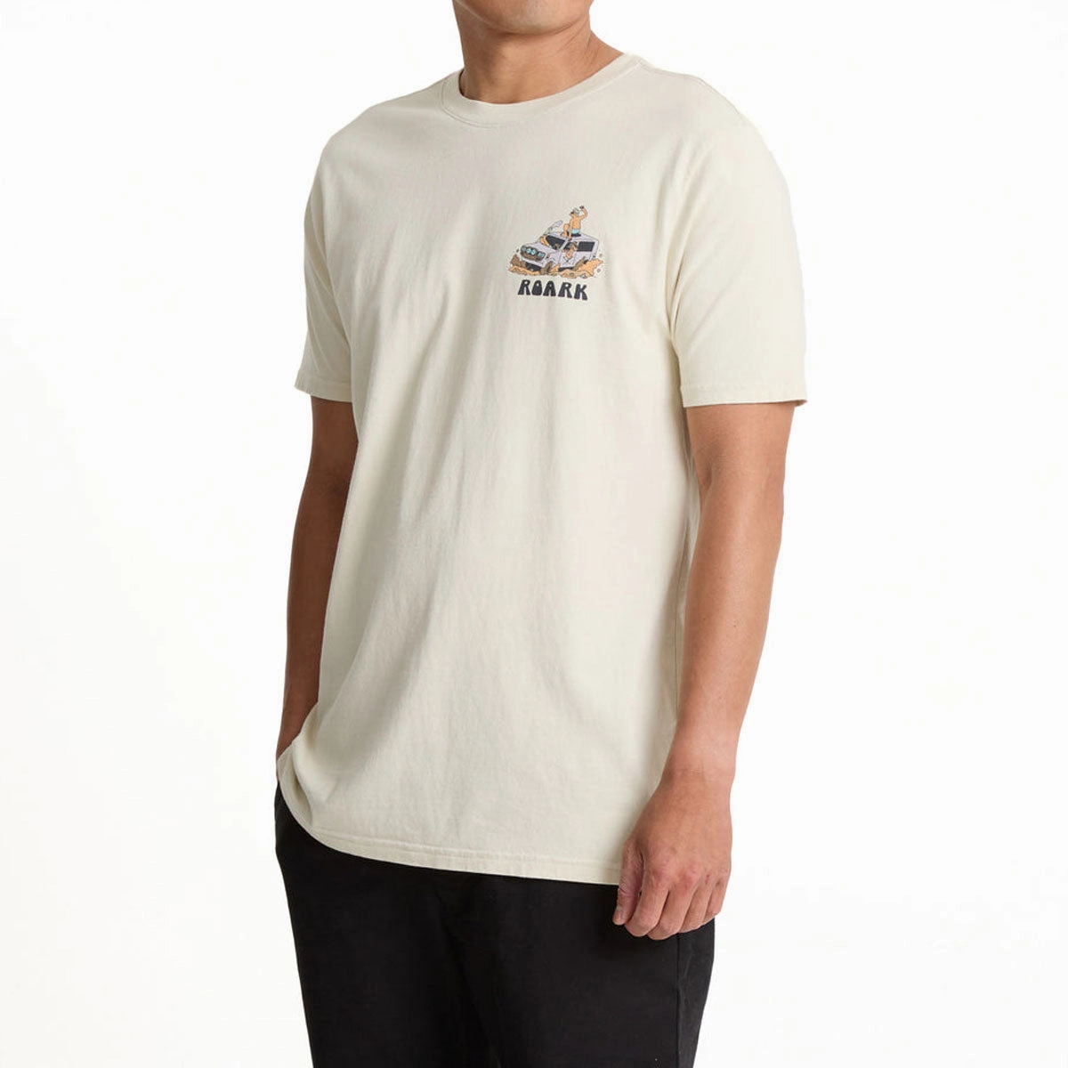 Roark Road Trip Club T-Shirt - Ivory StretchComfortWeave