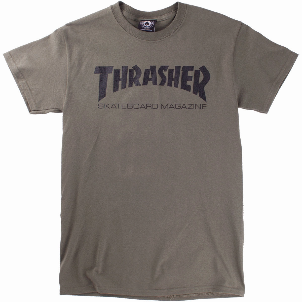 Travel Trend Look Thrasher Skate Mag T-Shirt - Army