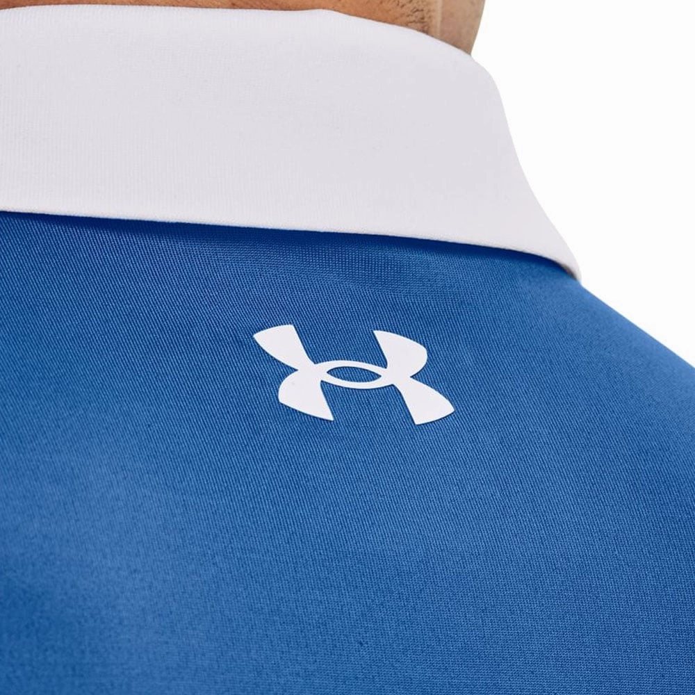 Under Armour Playoff Polo Shirt 2.0 - Victory Blue Layered Shoulder Design