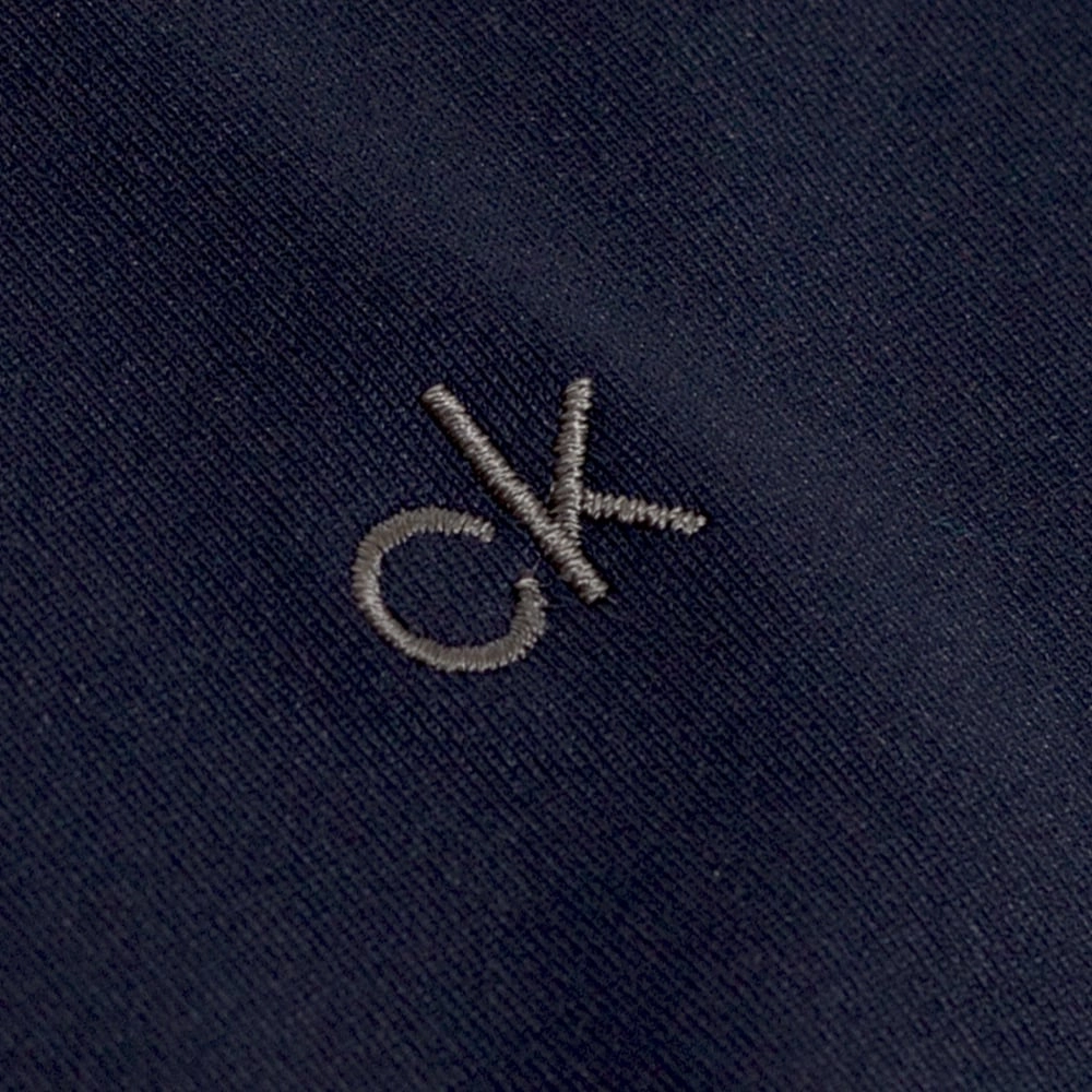 Office Appropriate product industry position Calvin Klein Orbit 1/2 Zip Pullover - Navy/Blue