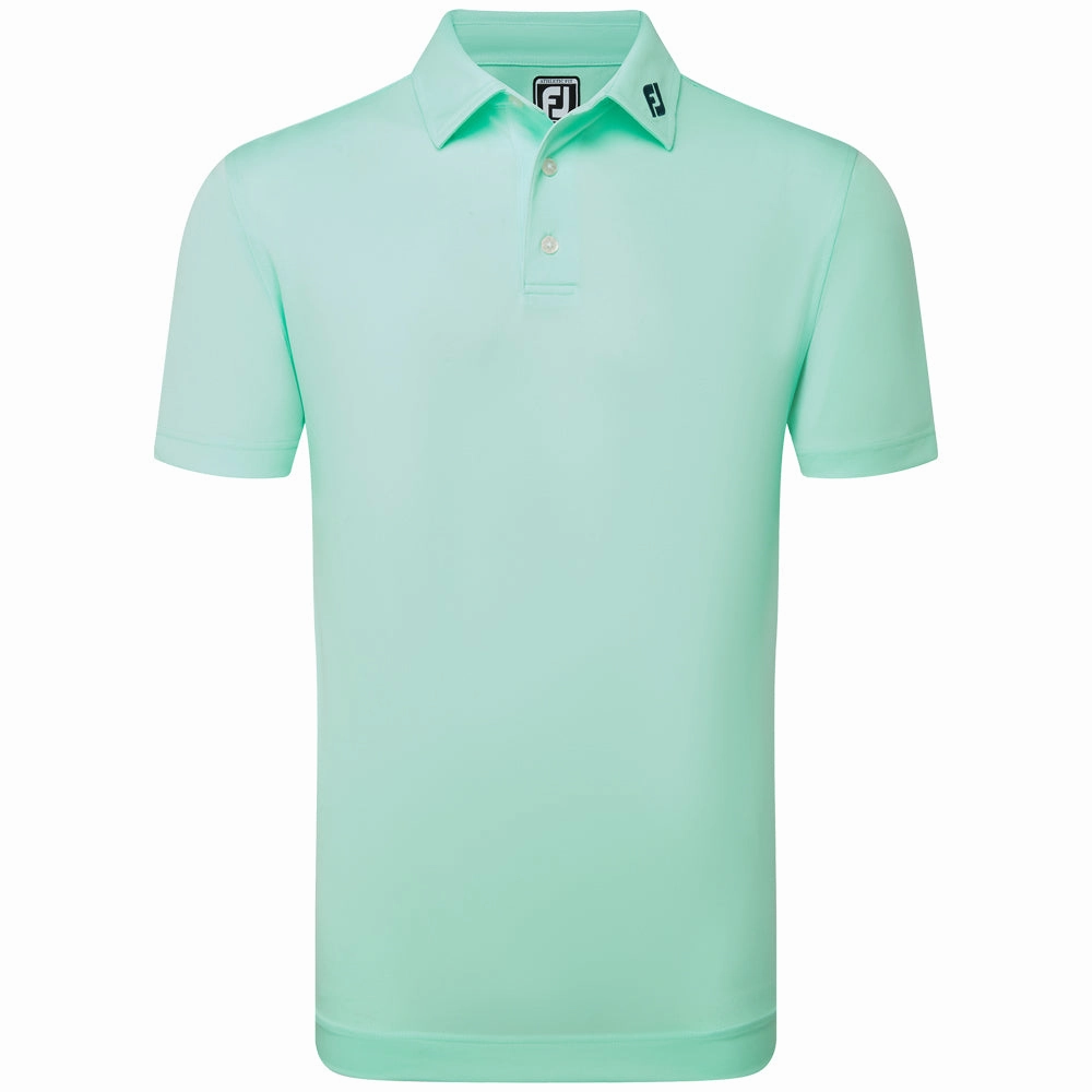 Comfy Casual Wear Comfy All-Day FootJoy Stretch Pique Solid Polo Shirt - Sea Glass