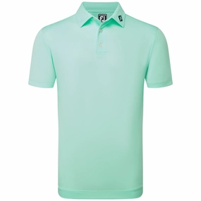 Comfy Casual Wear Comfy All-Day FootJoy Stretch Pique Solid Polo Shirt - Sea Glass