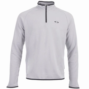 product snowboarding suitable thrill Brunch Style Oakley Range 1/4 Zip Pullover 2.0 - Lunar Rock