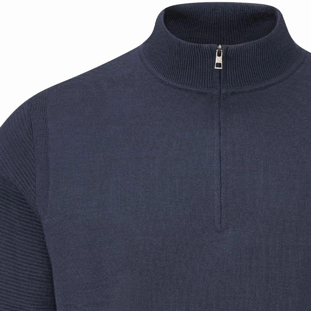 Ping Croy 1/2 Zip Pullover - Oxford Blue Comfy Street Style