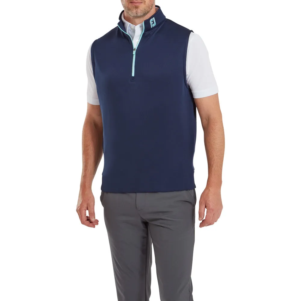 concoction setting FootJoy Half-Zip Vest - Navy