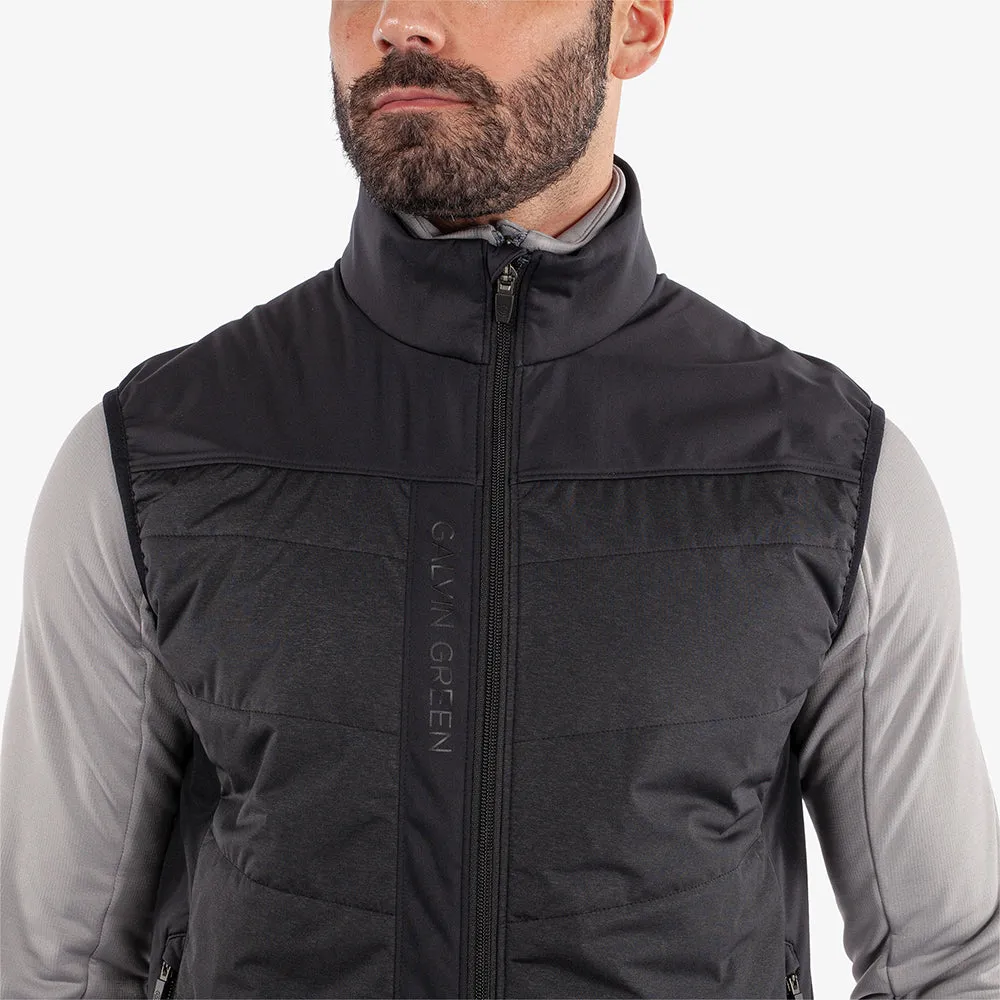 Galvin Green Lauro Windstopper Gilet - Black nylon