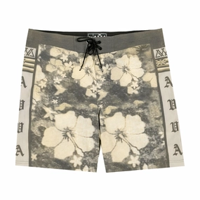 AVVA Represent 19 Boardshorts - Olive High Rise Design