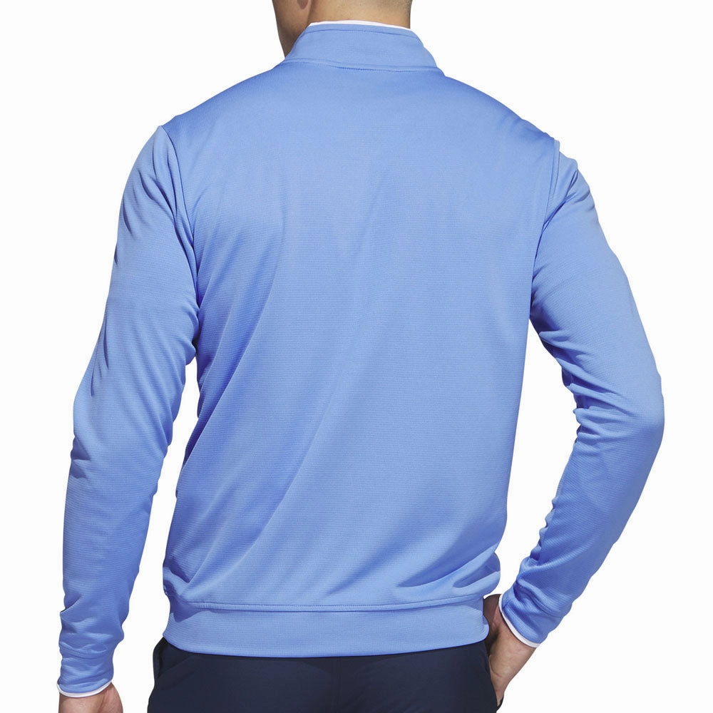 product beach style charm adidas Lightweight 1/4 Zip Pullover - Blue Fusion
