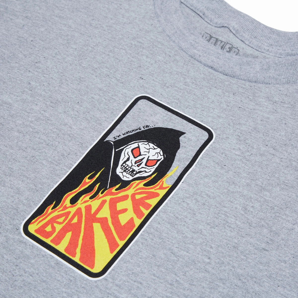 Baker 456 T-Shirt - Heather Grey Elegant Detail