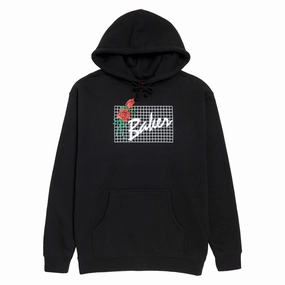Peccary like All Weather Outfit Baker Black Roses Hoodie - Black