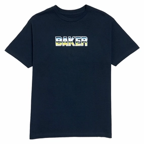 Baker Chrome Zone T-Shirt - Navy Outdoor Wear