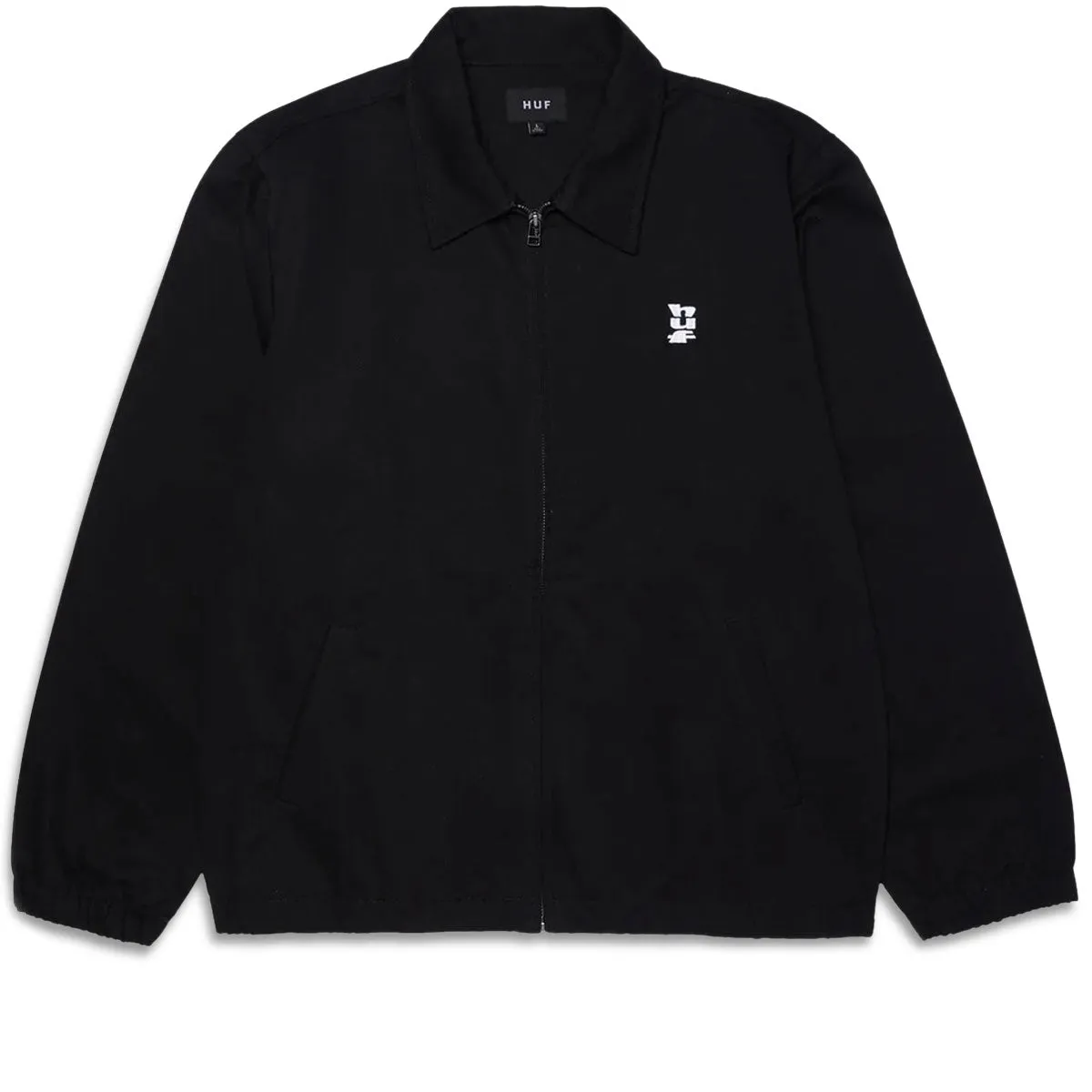 ExpandableSideGussets Magnetic Closure Option HUF Set Megablast Shop Jacket - Black