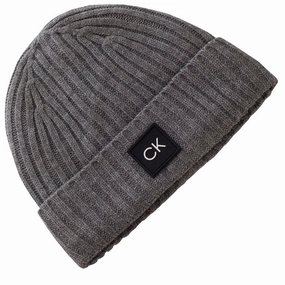 Travel Accessory Calvin Klein Losar Beanie Hat - Grey Marl