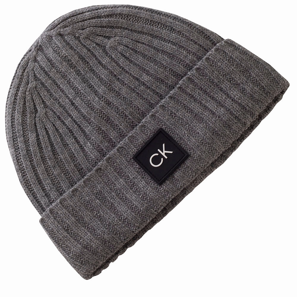 Travel Accessory Calvin Klein Losar Beanie Hat - Grey Marl
