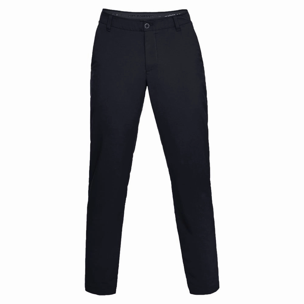 SeamlessPockets Sleek Appearance Under Armour Performance Slim Taper Golf Trousers - Black
