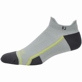 FootJoy TechD.R.Y Roll Tab Socks - Grey Patch Pocket