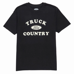 Breathable Fit Chill Vibe Brixton x Ford Truck Country T-Shirt - Burnt Rubber