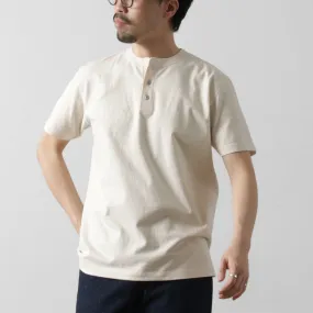 Colorfast Material BARNS / Cozun Knitting Henry Neck Short Sleeve T-shirt SP Buttonworks