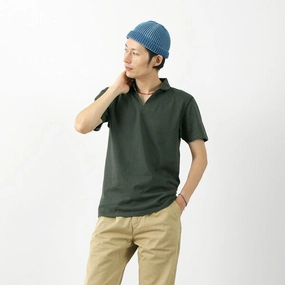 Trendy Piece BARNS / Cozun Knit Vintage Skipper Polo Shirt