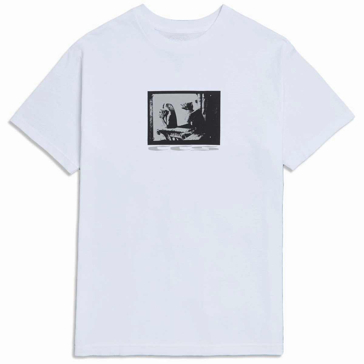 CCS Gargoyle T-Shirt - White Reinforced Shoulders Premium Cotton
