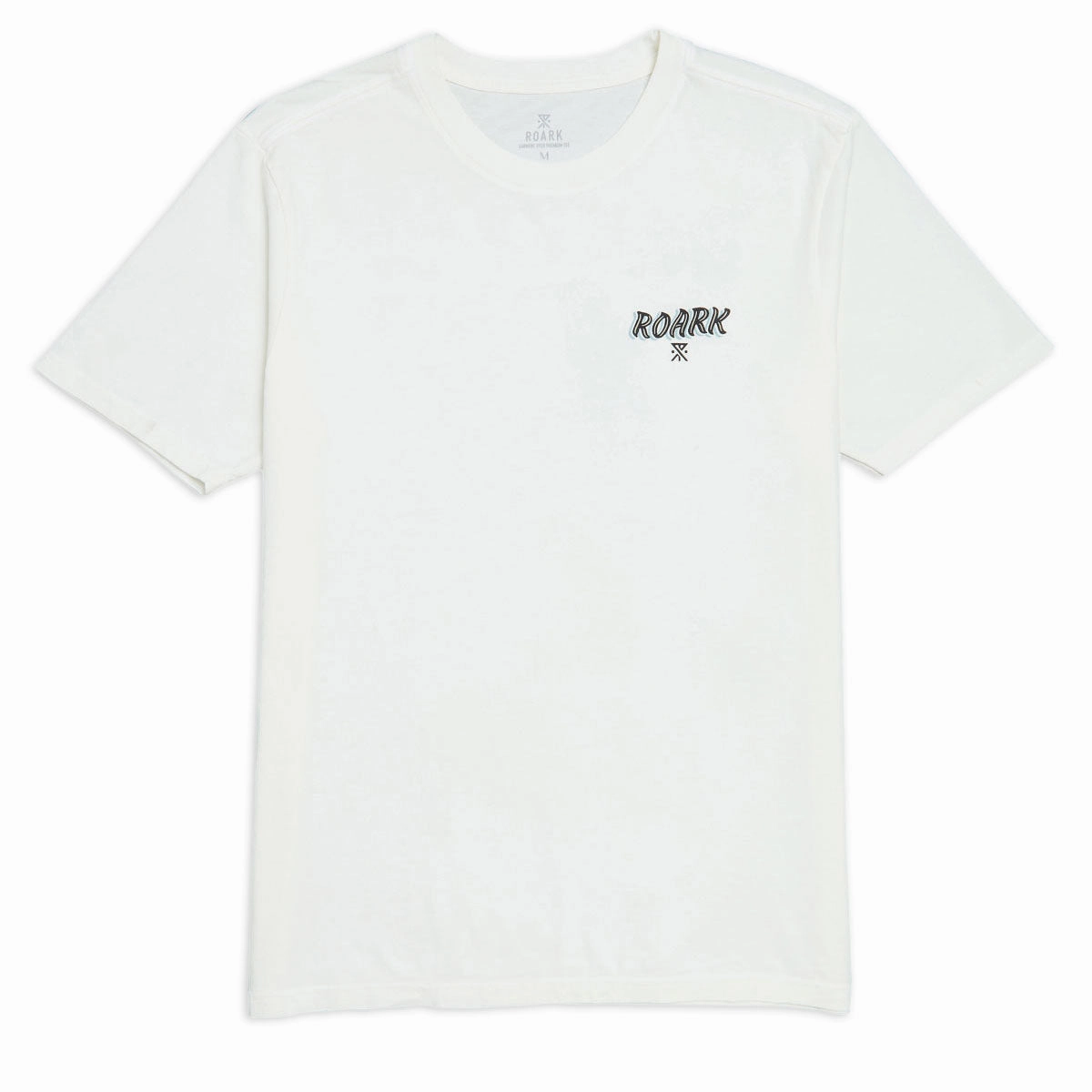 Roark Worlds End T-Shirt - Off White spandex blend Eco friendly materials