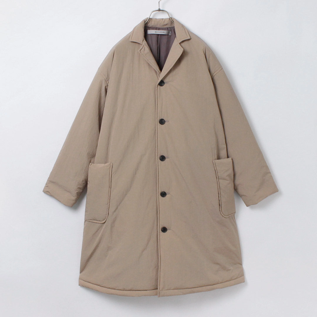 FlexibleCuffSystem Cozy Street Style BASISBROEK / APPLE Overcoat Nylon Jet Taffeta