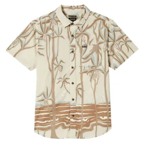 Brixton Charter Print Shirt - Whitecap Scenic Trip Ventilated Back Panel Durable Fabric