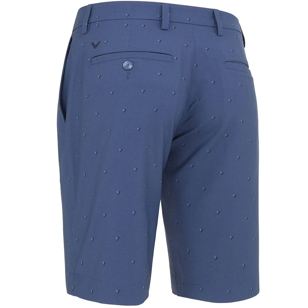 Callaway Chev Print Shorts - Peacoat TemperatureRegulating