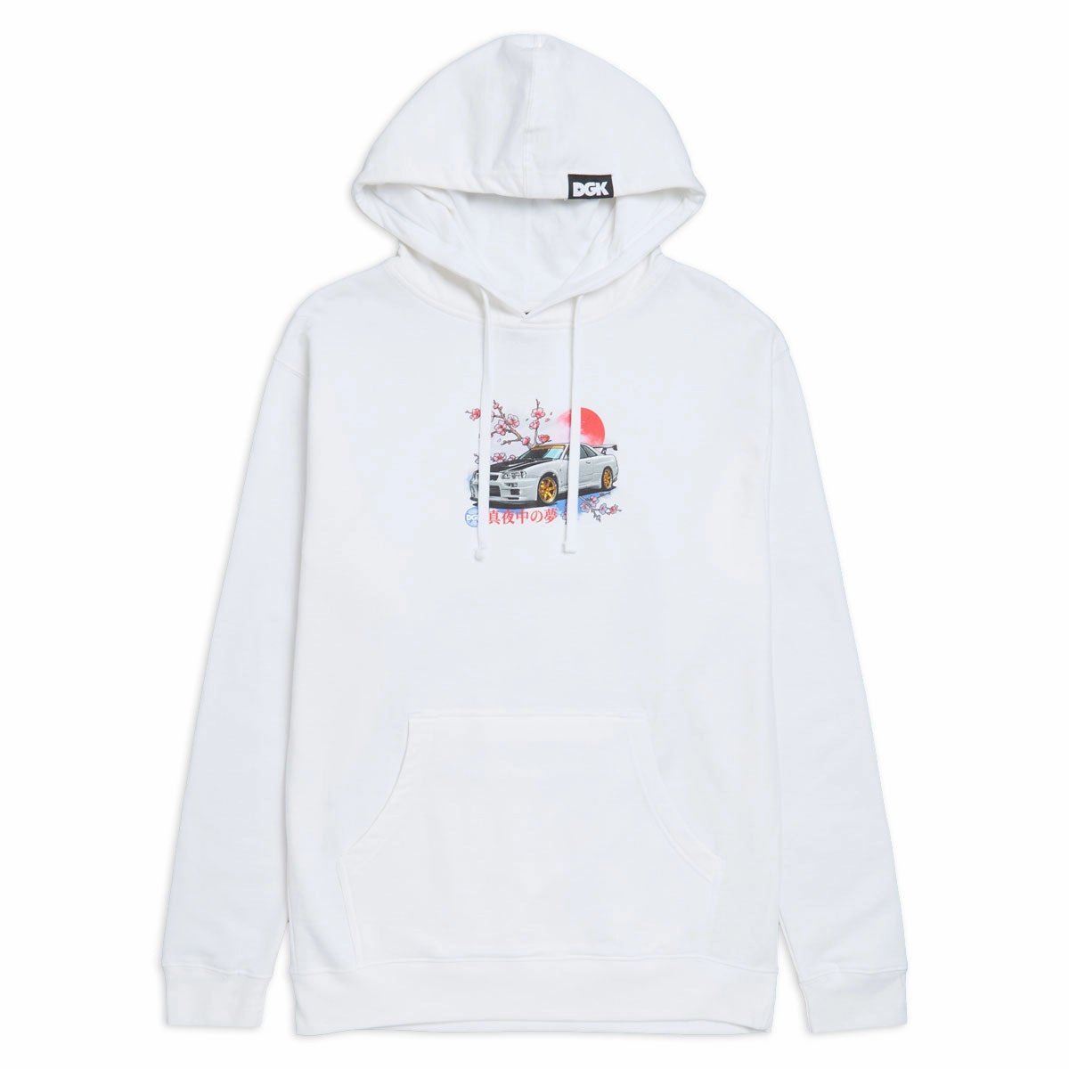 DGK Midnight Dreamer Hoodie - White Compact Packable