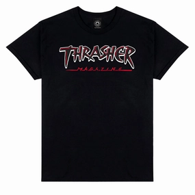 Thrasher Slash T-Shirt - Black Fashionable