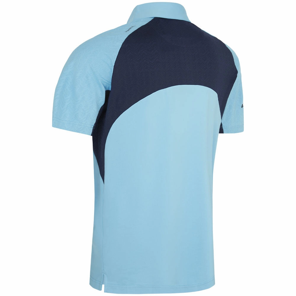 Casual and cool Callaway Odyssey Blocked Polo Shirt - Blue Grotto