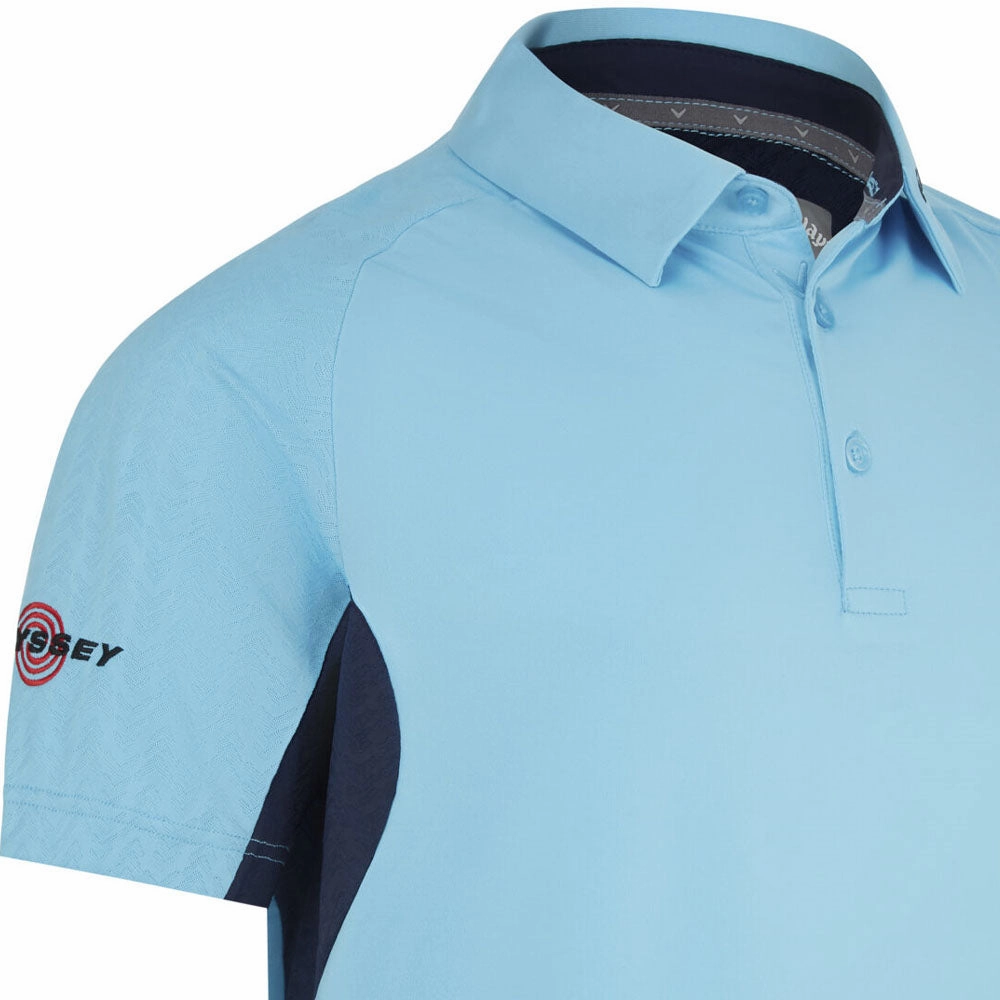 Callaway Odyssey Blocked Polo Shirt - Blue Grotto Versatile Wardrobe Piece