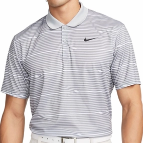 Casual Must-Have Minimal Trend Nike Dri-FIT Victory  Ripple Polo Shirt - Cool Grey/Light Smoke Grey/Black