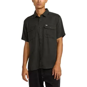 RVCA Vacancy Utility Shirt - Pirate Black Social Meetup Matte Look