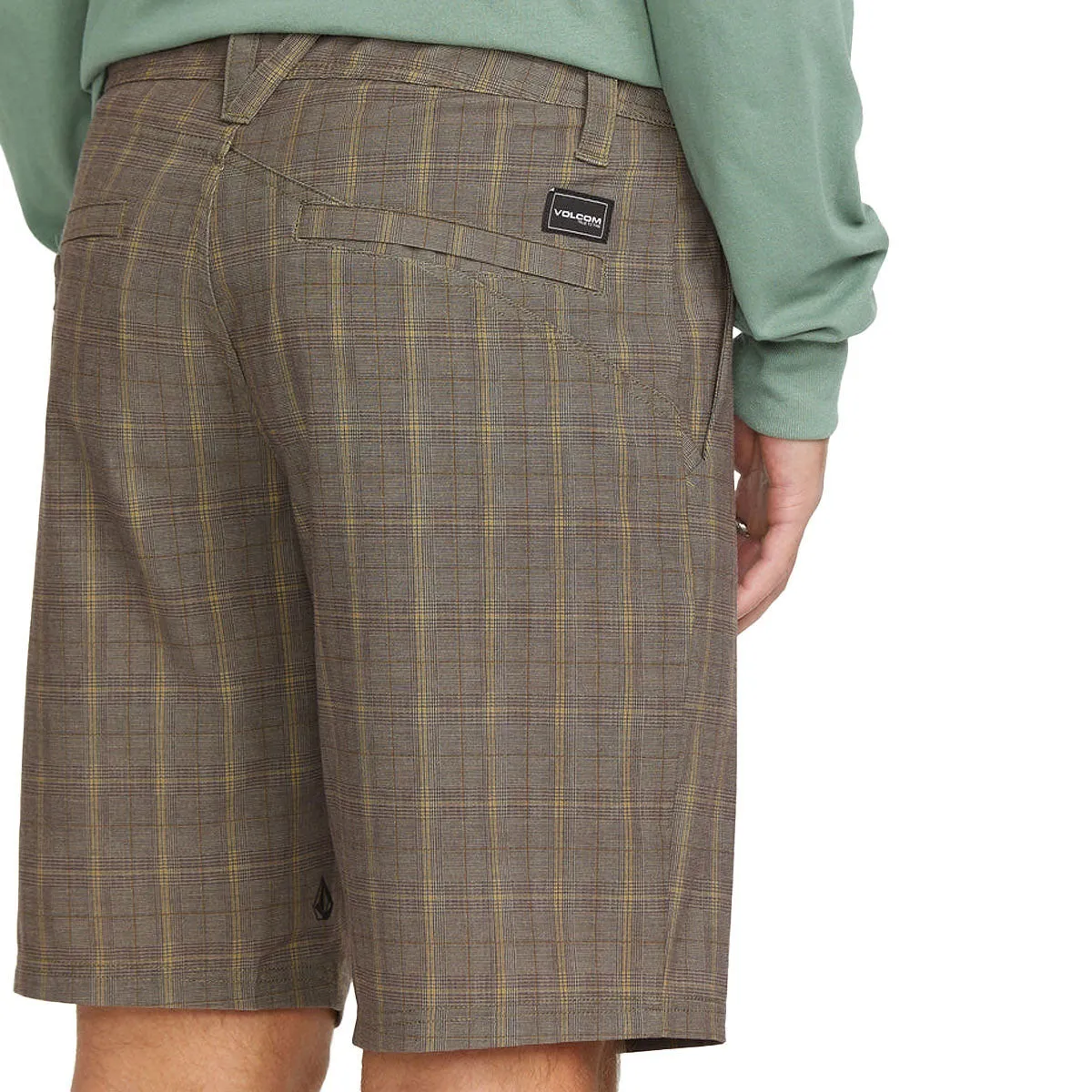 Volcom Mix Frickin Cross Shred 20 Shorts - Dark Khaki Party outfit QuickDryTechnology