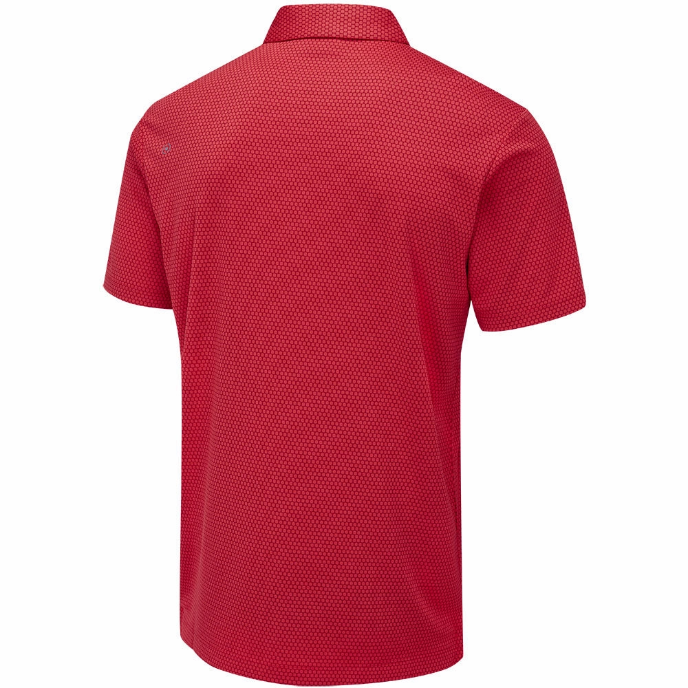 Lightweight Comfort Wear Ping Halcyon SensorCool Polo Shirt - Poppy Multi