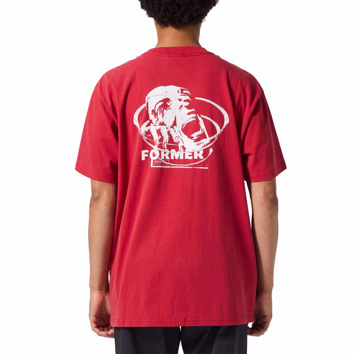 Wool combination Former Interface T-Shirt - Washed Red