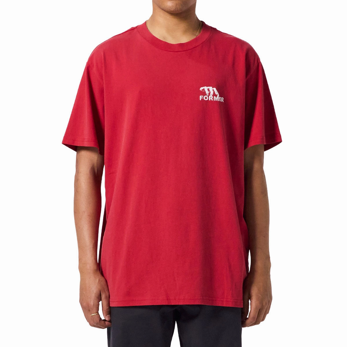 Former Interface T-Shirt - Washed Red Sleek Layer BiodegradableMaterial