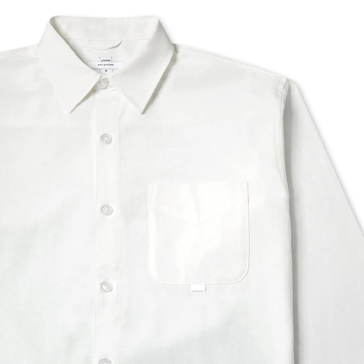 CCS Box Oxford Shirt - White Youth fashion
