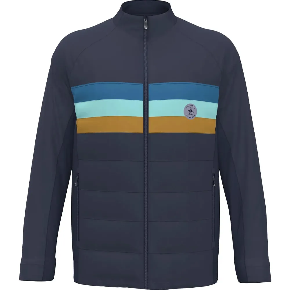 Original Penguin Insulated 70??s Jacket - Black Iris Neutral Tone
