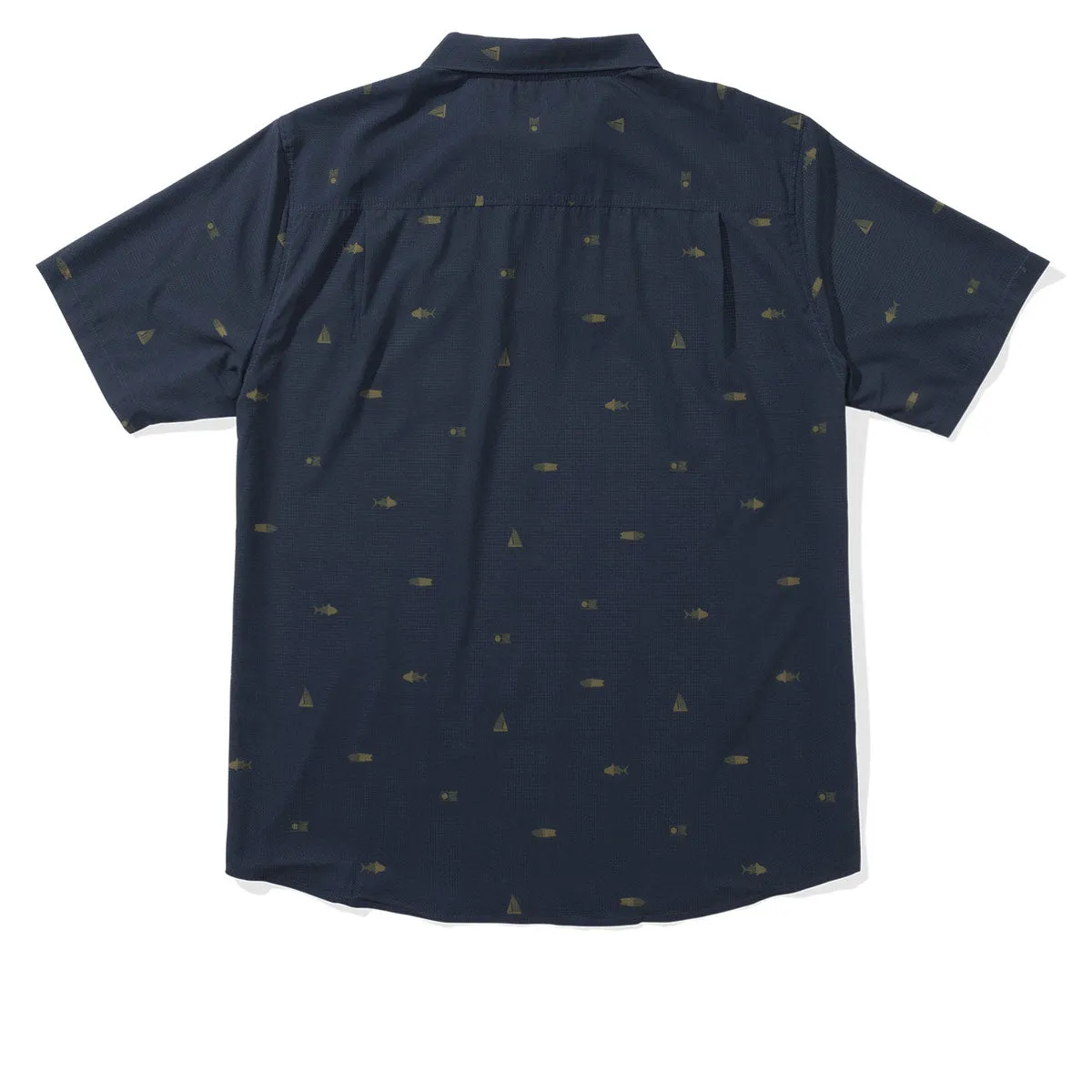 Athletic Look Salty Crew Mayday Perf Tech Polo Shirt - Navy