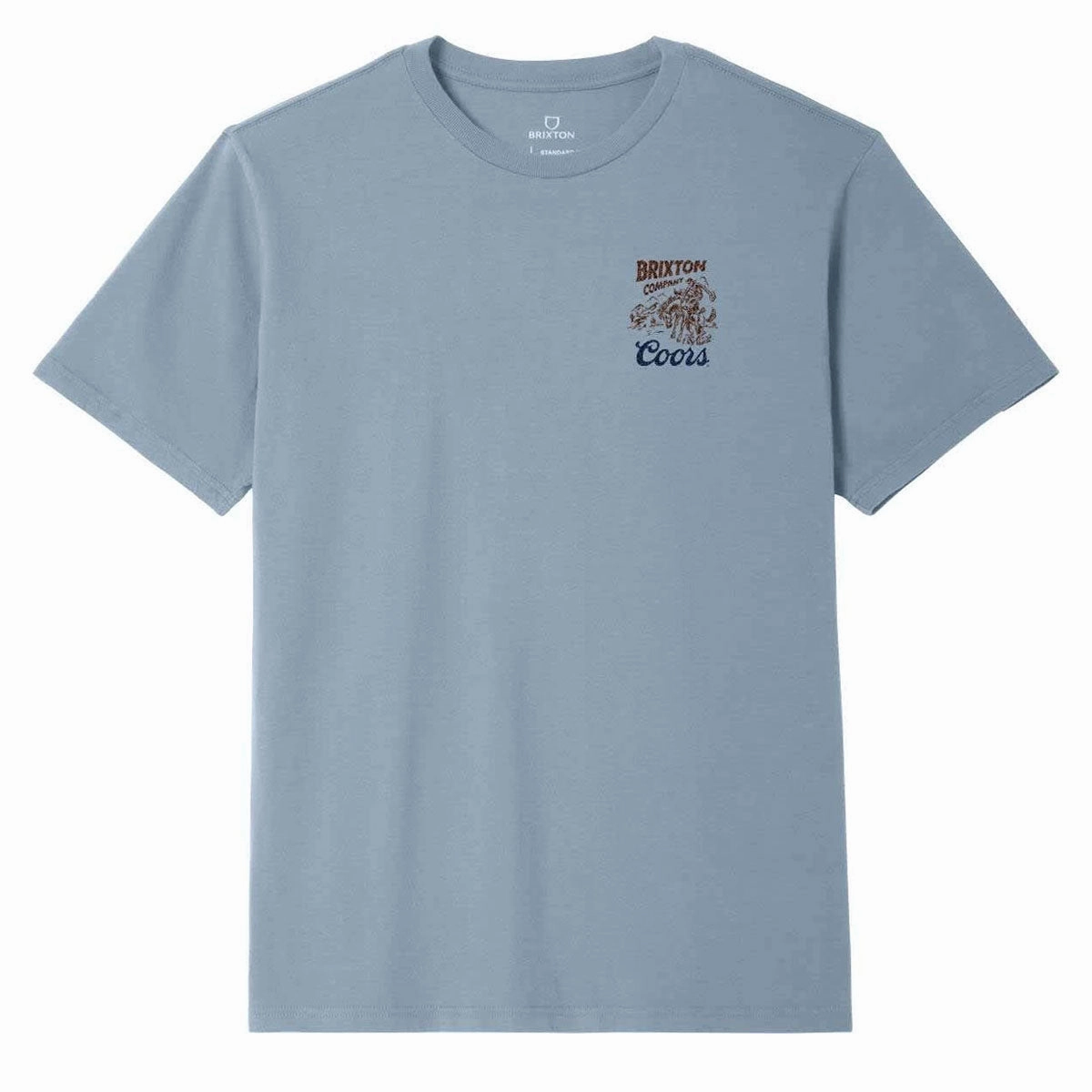 Neutral Color Brixton x Coors Canyon T-Shirt - Dusty Blue